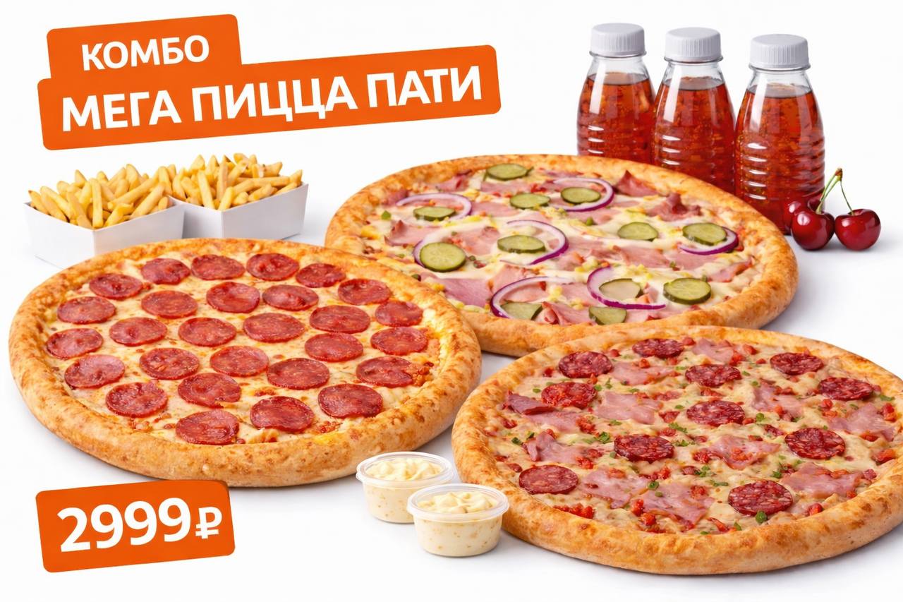 Комбо Мега Пицца Пати