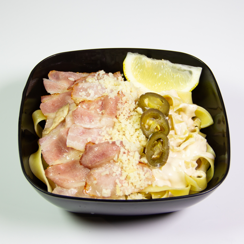 Паста с беконом